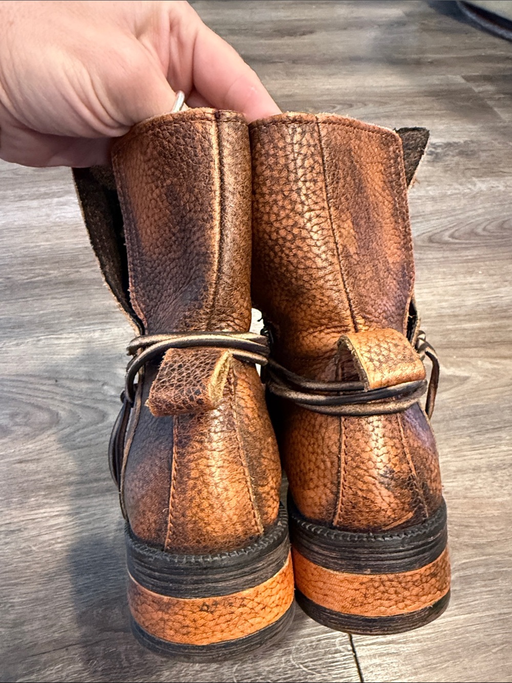 CAT Caterpillar Women's Size 7!Distressed Moto Boots - Picture 4 of 8